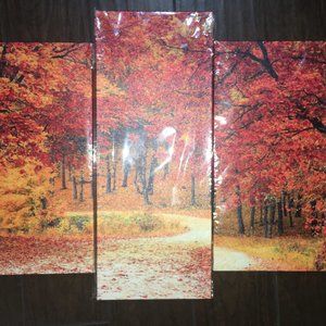 5 piece Autumn wall art